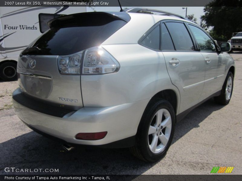 Millennium Silver Metallic / Light Gray 2007 Lexus RX 350