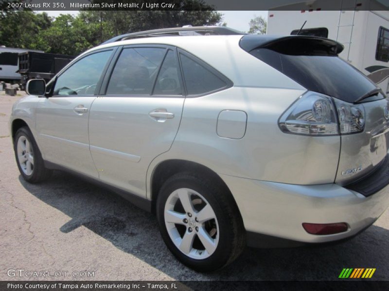 Millennium Silver Metallic / Light Gray 2007 Lexus RX 350