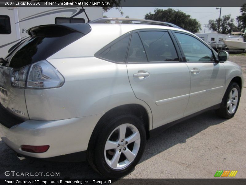 Millennium Silver Metallic / Light Gray 2007 Lexus RX 350