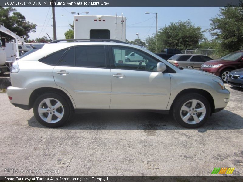 Millennium Silver Metallic / Light Gray 2007 Lexus RX 350