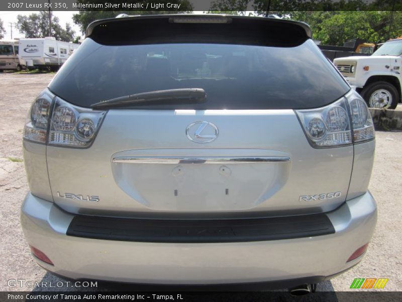 Millennium Silver Metallic / Light Gray 2007 Lexus RX 350