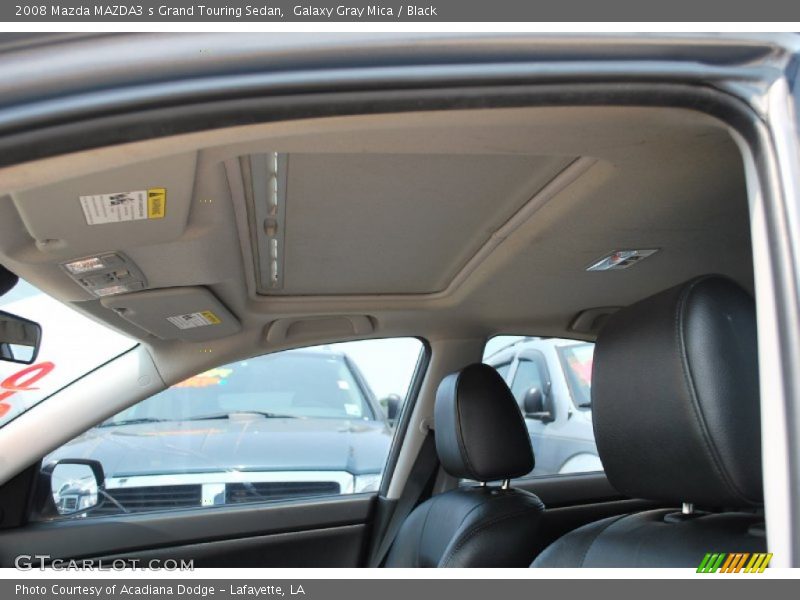 Galaxy Gray Mica / Black 2008 Mazda MAZDA3 s Grand Touring Sedan