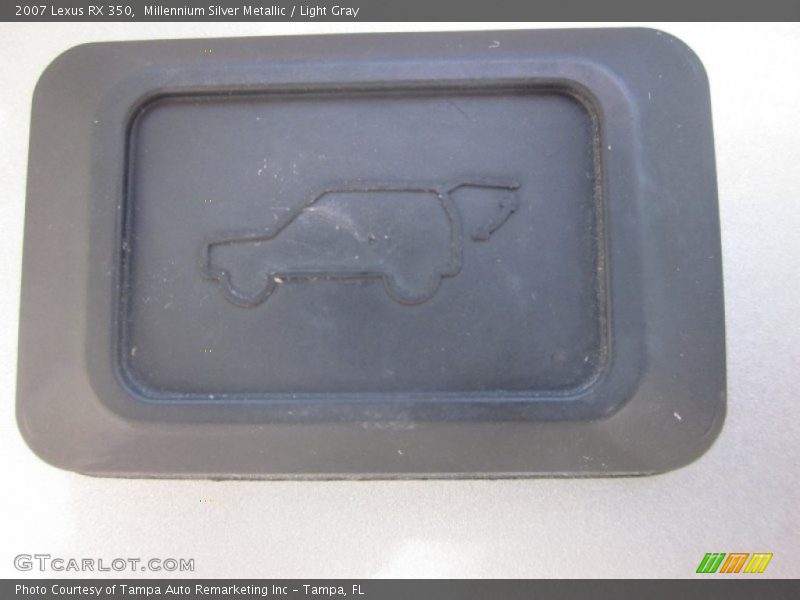 Millennium Silver Metallic / Light Gray 2007 Lexus RX 350