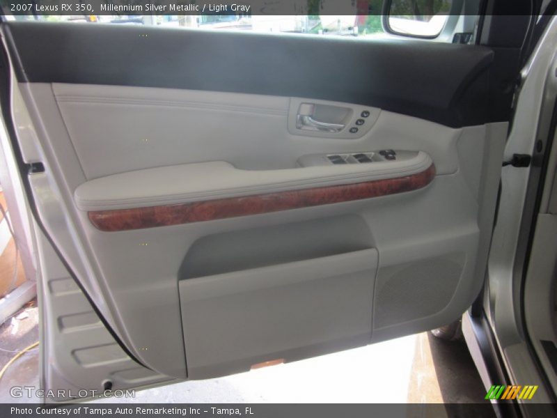 Millennium Silver Metallic / Light Gray 2007 Lexus RX 350