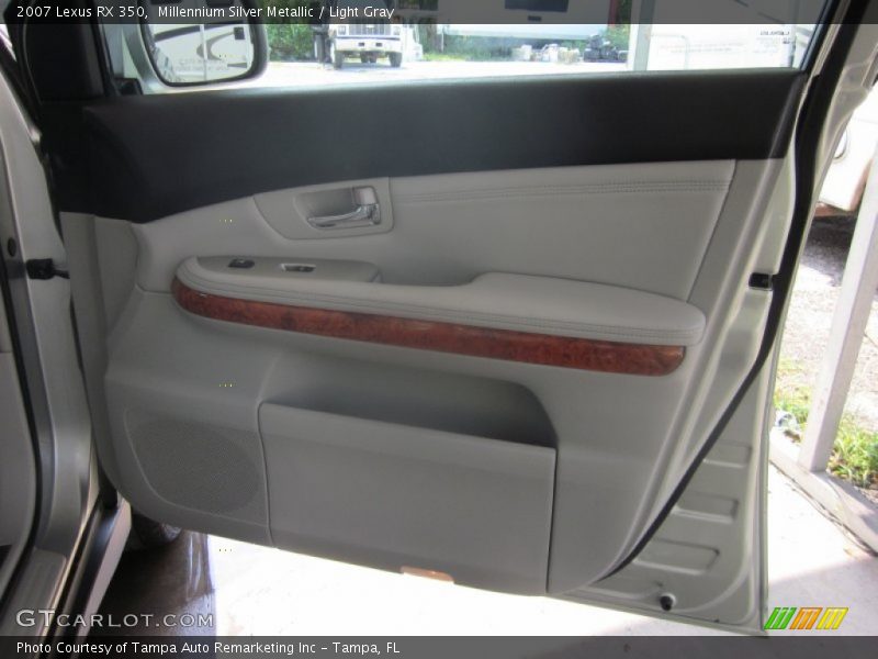 Millennium Silver Metallic / Light Gray 2007 Lexus RX 350