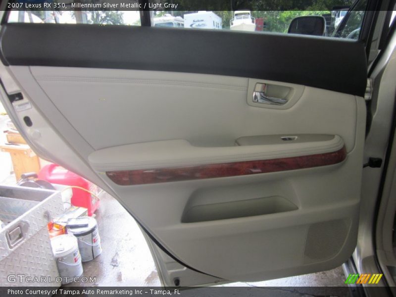 Millennium Silver Metallic / Light Gray 2007 Lexus RX 350