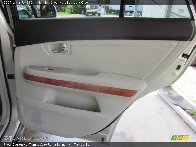 Millennium Silver Metallic / Light Gray 2007 Lexus RX 350