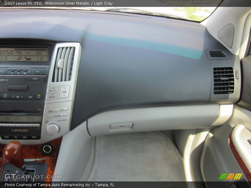 Millennium Silver Metallic / Light Gray 2007 Lexus RX 350