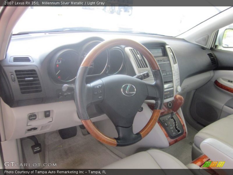 Millennium Silver Metallic / Light Gray 2007 Lexus RX 350