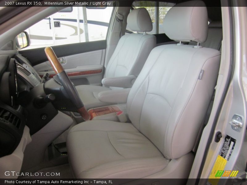 Millennium Silver Metallic / Light Gray 2007 Lexus RX 350