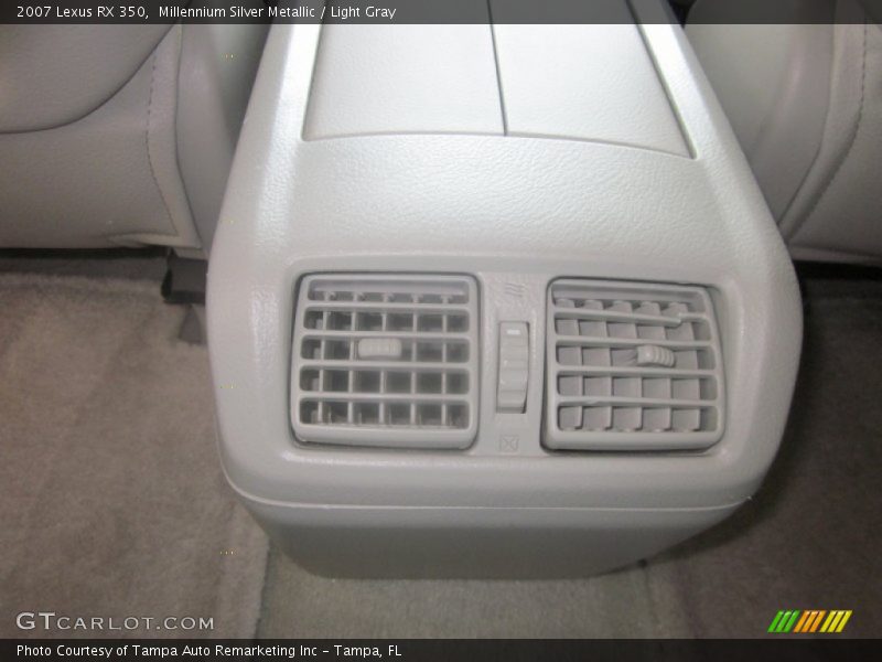 Millennium Silver Metallic / Light Gray 2007 Lexus RX 350