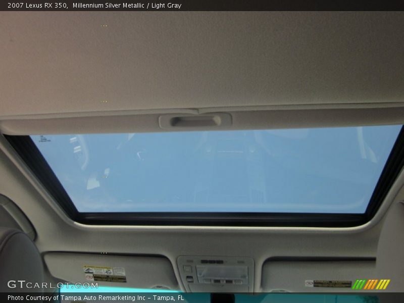Millennium Silver Metallic / Light Gray 2007 Lexus RX 350