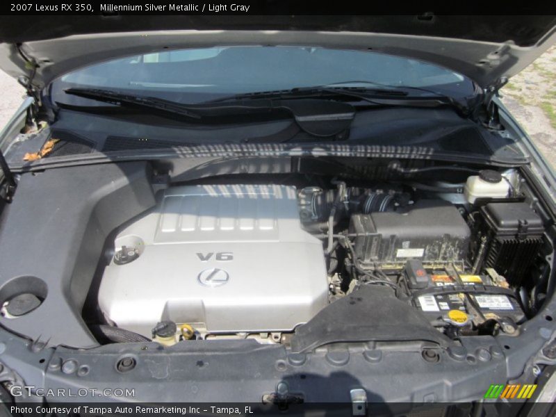 Millennium Silver Metallic / Light Gray 2007 Lexus RX 350
