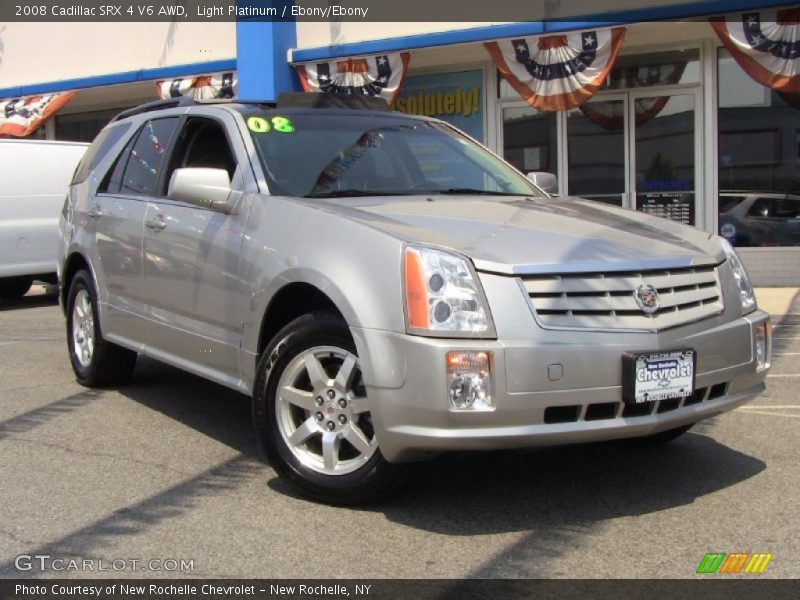 Light Platinum / Ebony/Ebony 2008 Cadillac SRX 4 V6 AWD