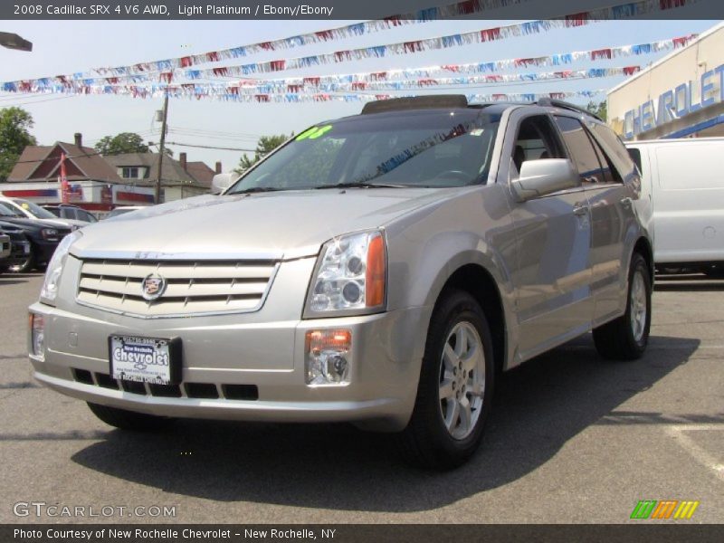 Light Platinum / Ebony/Ebony 2008 Cadillac SRX 4 V6 AWD