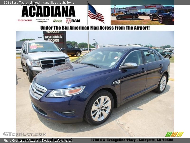 Kona Blue / Light Stone 2011 Ford Taurus Limited