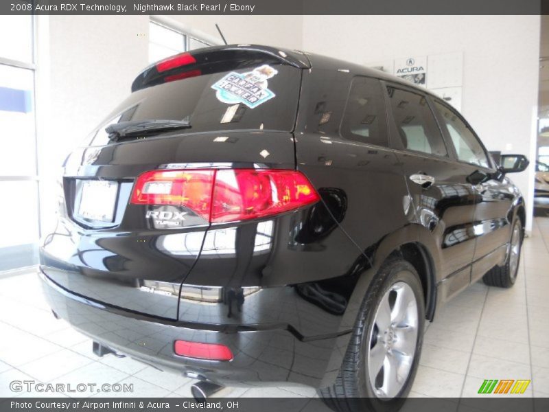 Nighthawk Black Pearl / Ebony 2008 Acura RDX Technology