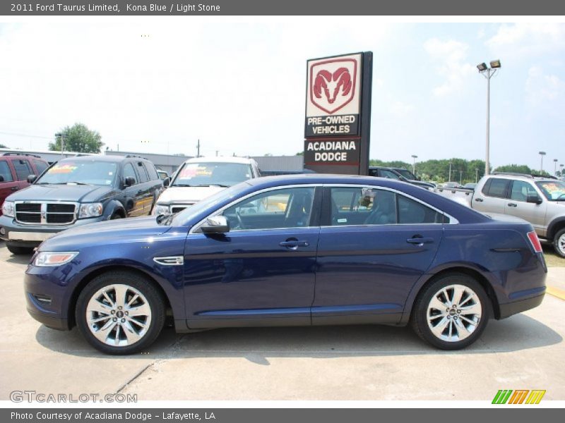 Kona Blue / Light Stone 2011 Ford Taurus Limited