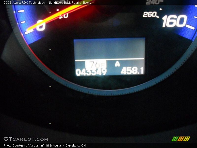 Nighthawk Black Pearl / Ebony 2008 Acura RDX Technology