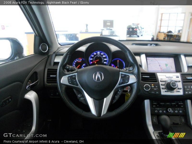 Nighthawk Black Pearl / Ebony 2008 Acura RDX Technology