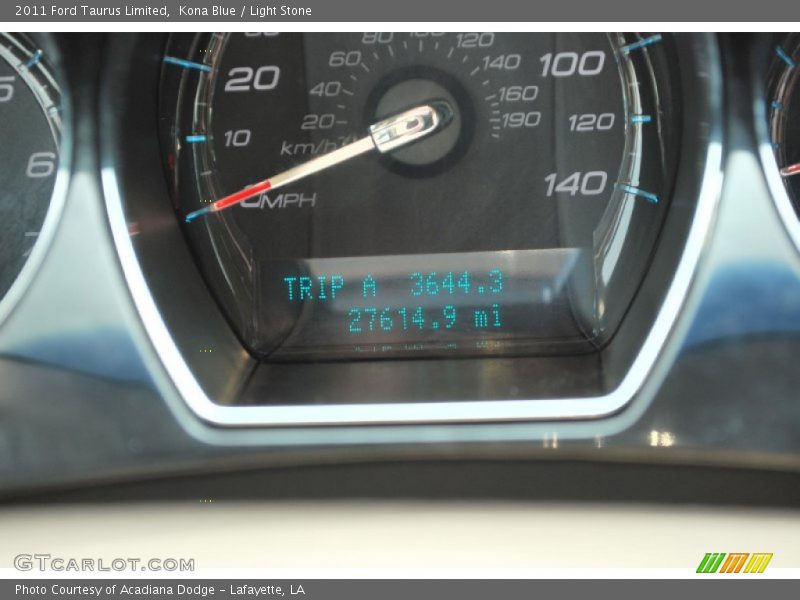 Kona Blue / Light Stone 2011 Ford Taurus Limited