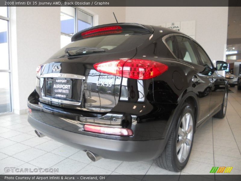 Black Obsidian / Graphite 2008 Infiniti EX 35 Journey AWD