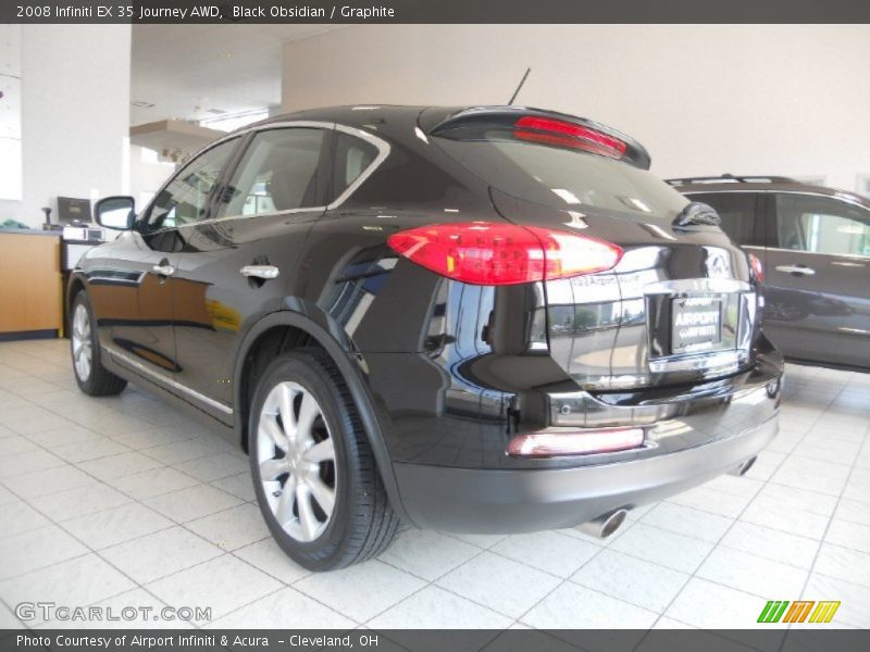 Black Obsidian / Graphite 2008 Infiniti EX 35 Journey AWD