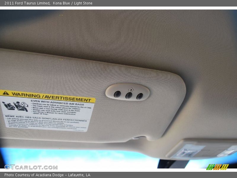 Kona Blue / Light Stone 2011 Ford Taurus Limited