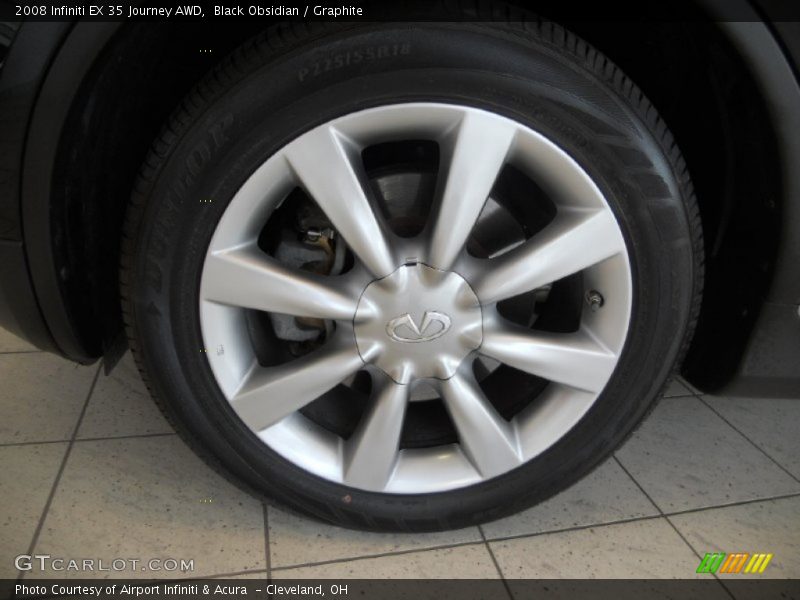 Black Obsidian / Graphite 2008 Infiniti EX 35 Journey AWD