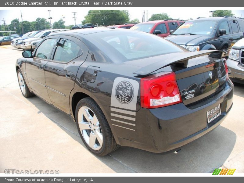 Brilliant Black Crystal Pearl / Dark Slate Gray 2010 Dodge Charger R/T