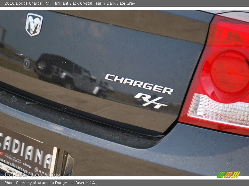 Brilliant Black Crystal Pearl / Dark Slate Gray 2010 Dodge Charger R/T