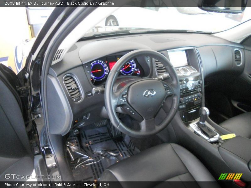 Black Obsidian / Graphite 2008 Infiniti EX 35 Journey AWD