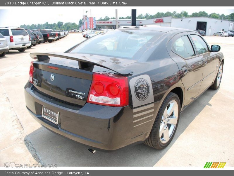 Brilliant Black Crystal Pearl / Dark Slate Gray 2010 Dodge Charger R/T
