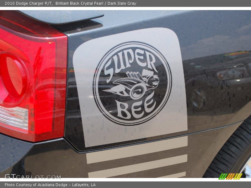 Brilliant Black Crystal Pearl / Dark Slate Gray 2010 Dodge Charger R/T