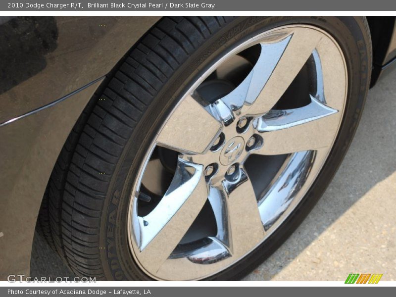 Brilliant Black Crystal Pearl / Dark Slate Gray 2010 Dodge Charger R/T