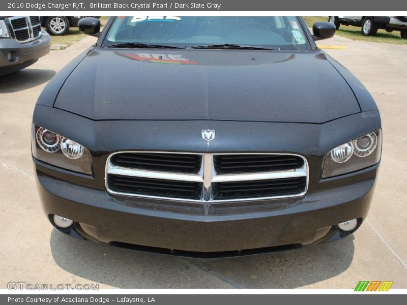 Brilliant Black Crystal Pearl / Dark Slate Gray 2010 Dodge Charger R/T