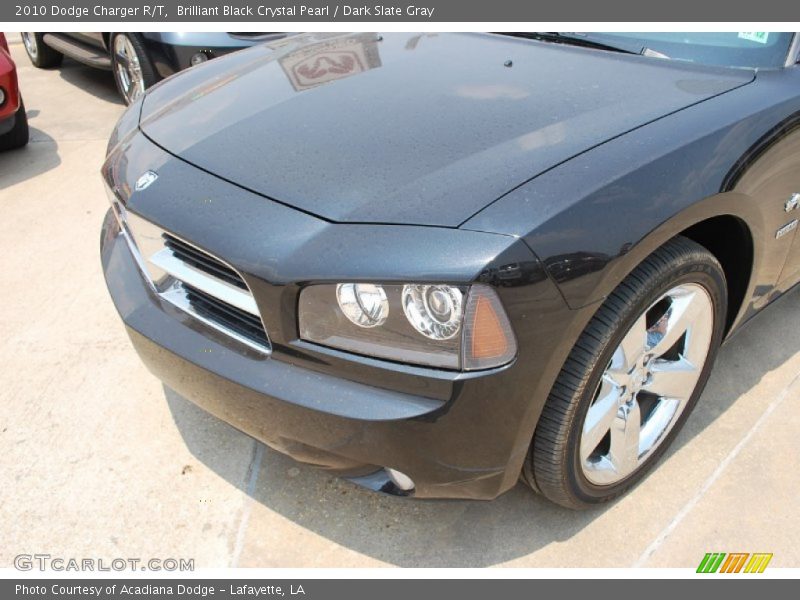 Brilliant Black Crystal Pearl / Dark Slate Gray 2010 Dodge Charger R/T