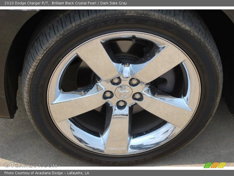 Brilliant Black Crystal Pearl / Dark Slate Gray 2010 Dodge Charger R/T