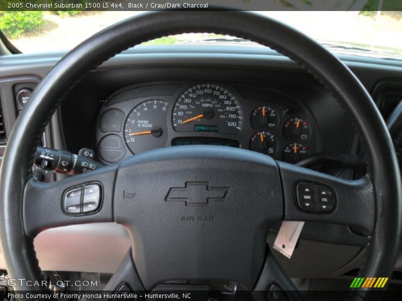 Black / Gray/Dark Charcoal 2005 Chevrolet Suburban 1500 LS 4x4
