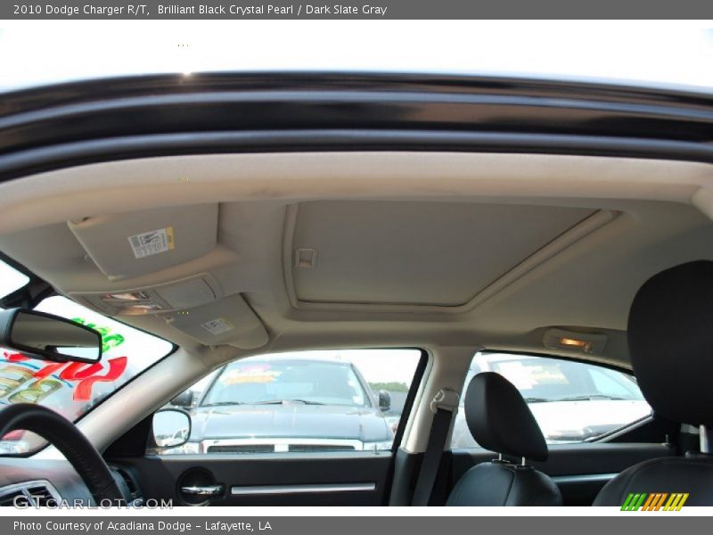 Brilliant Black Crystal Pearl / Dark Slate Gray 2010 Dodge Charger R/T