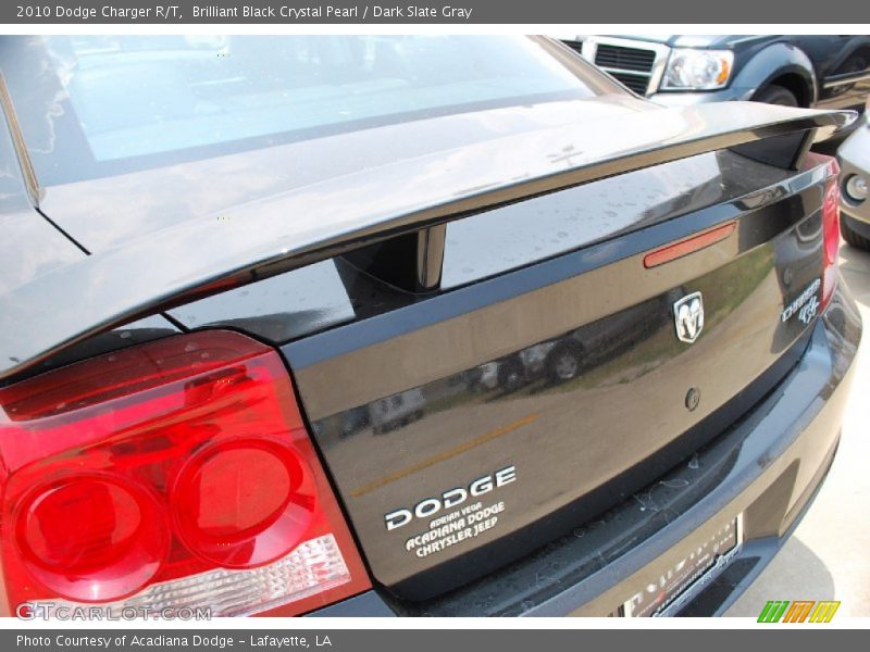 Brilliant Black Crystal Pearl / Dark Slate Gray 2010 Dodge Charger R/T