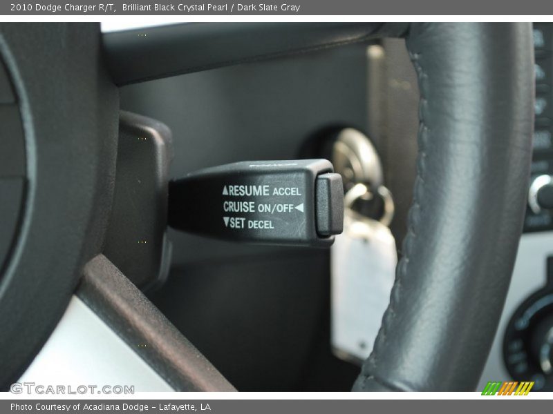 Brilliant Black Crystal Pearl / Dark Slate Gray 2010 Dodge Charger R/T