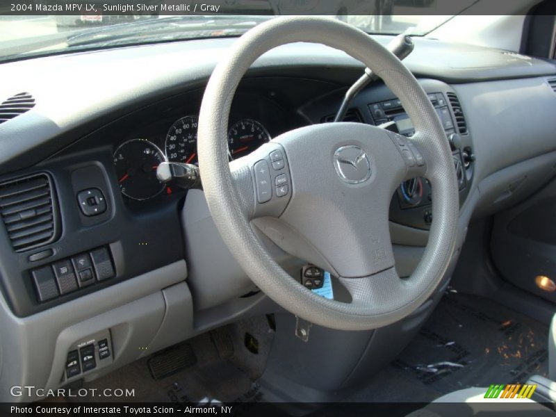 Sunlight Silver Metallic / Gray 2004 Mazda MPV LX