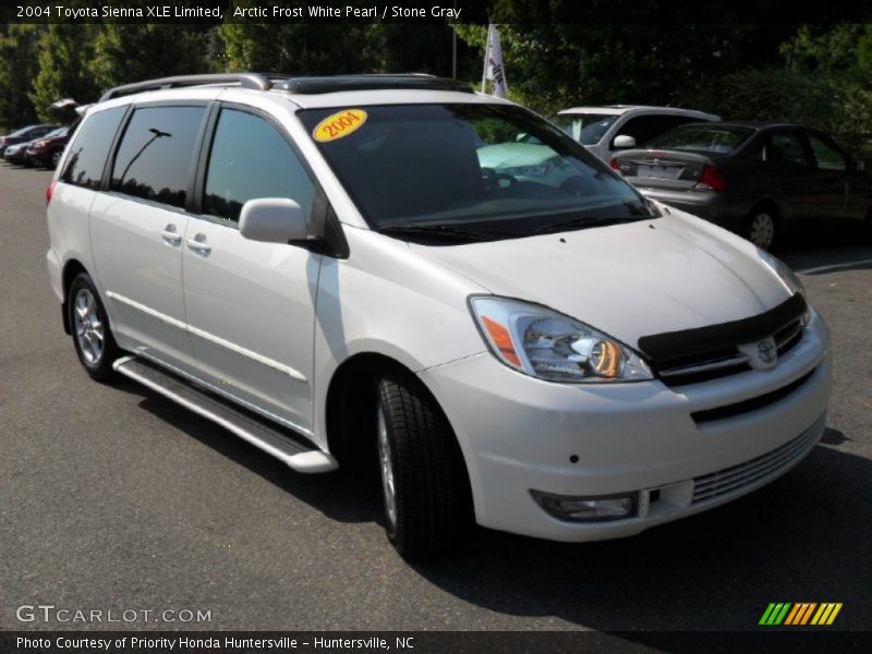 Arctic Frost White Pearl / Stone Gray 2004 Toyota Sienna XLE Limited