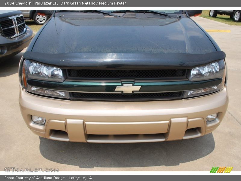 Dark Green Metallic / Medium Pewter 2004 Chevrolet TrailBlazer LT
