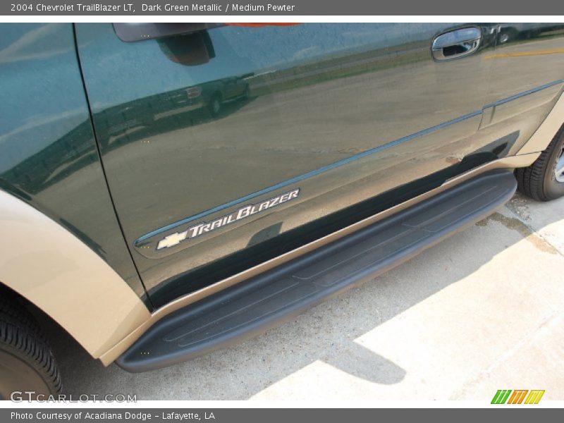 Dark Green Metallic / Medium Pewter 2004 Chevrolet TrailBlazer LT