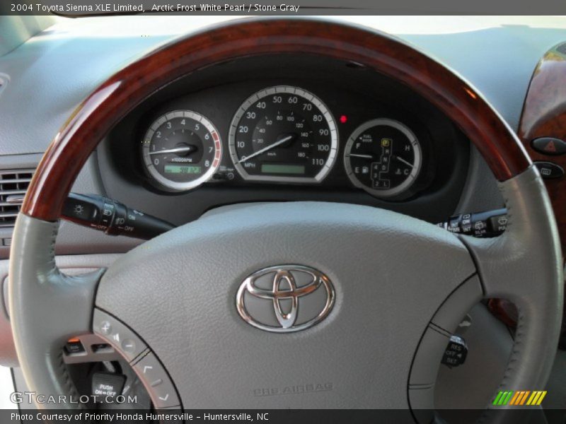 Arctic Frost White Pearl / Stone Gray 2004 Toyota Sienna XLE Limited