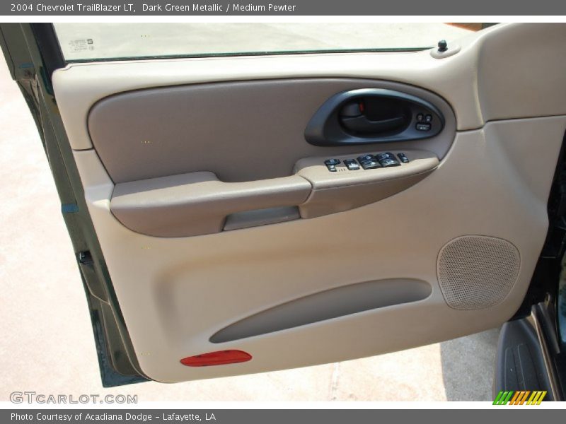 Dark Green Metallic / Medium Pewter 2004 Chevrolet TrailBlazer LT