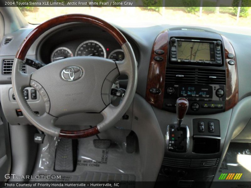 Arctic Frost White Pearl / Stone Gray 2004 Toyota Sienna XLE Limited