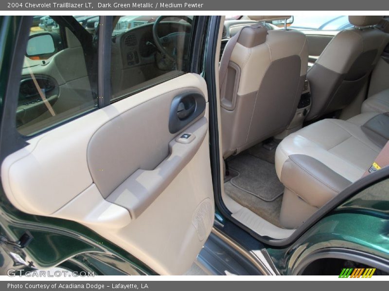 Dark Green Metallic / Medium Pewter 2004 Chevrolet TrailBlazer LT